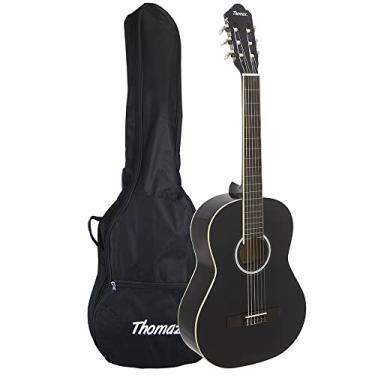Imagem de Violão Acústico de Nylon TCG 390 Preto com Capa Thomaz