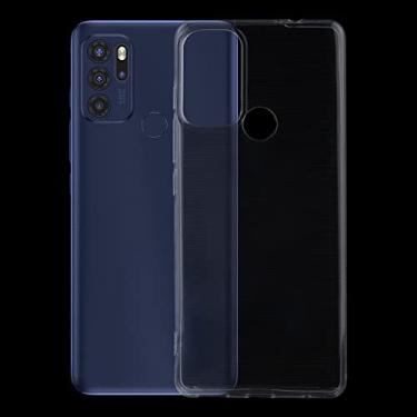 Imagem de YUNCHAO Caixa de telefone Para Motorola Moto G60S 0,75mm Ultra-Fi-Fiin Transparent TPU Soft Protective Case capa para celular