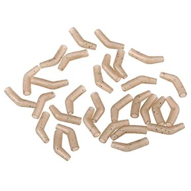 Imagem de Tingpai 30/50/100 Linha de Pesca PCS nhador -Ema nhado Gancho Mangas Bent Gancho er Carpa Rig elo Acessório