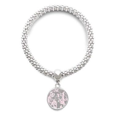 Imagem de DIYthinker Pôster fashion de gato protege os amantes de animais de estimação, pulseira com pingente de corrente ajustável