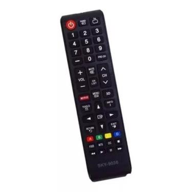 Imagem de Controle Remoto Compativel Samsung Smart Botao netflix - SKY-9036