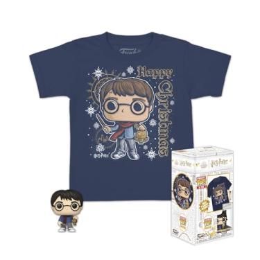 Imagem de Funko Pocket Pop! & Tee: Harry Potter - Holiday Harry - Kids L