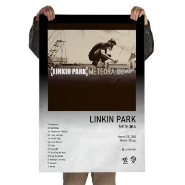 Imagem de Poster Autoadesivo 60x90cm Álbum Spotify Meteora, Rock, Nu-metal, Alternative Rock, Electronic, Alternative Metal
