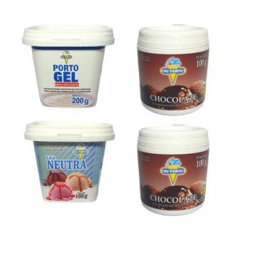 Imagem de Sorvete Kit Fazer Em Casa Emulsificante, Base, Liga Neutra - Du Porto,