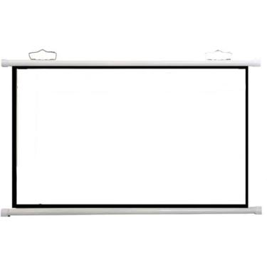 Imagem de 30 "40" 50 "60" 70 "tela Do Projetor Hd Home Theater Projetor Tela De Filme Manual Pull Down Tela De Projeção, 04:03:00, 50inch