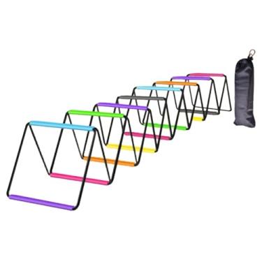 Imagem de UGPLM Escada de Agilidade com Obstáculos para Homens, Mulheres e Crianças, Escada Flexível para Treino de Pés no Futebol, de Velocidade para Esportes ao Ar, 16 Grades, 640 Cm X 40 Cm