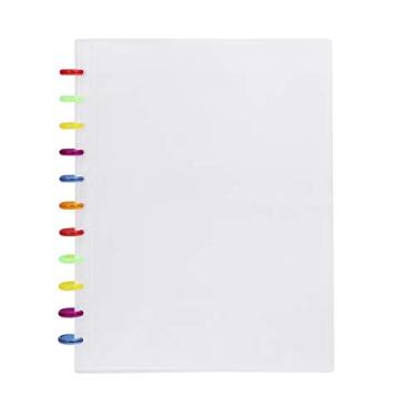 Imagem de Fichário de portfólio de 20 bolsos com mangas de plástico, pasta de arquivo de livro de apresentação para arte, partituras, documentos, pintura, fotos, tamanho carta A4, 23 x 30 cm