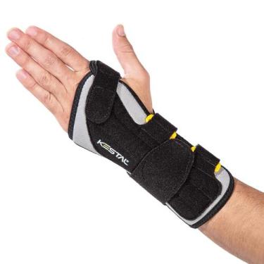 Imagem de Munhequeira Com Tala Sensi Wrist Esquerda KSN086 Kestal, P, Cinza