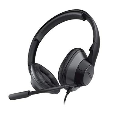 Imagem de Creative Fone de ouvido supra-auricular USB HS-720 V2 com microfone condensador com cancelamento de ruído, microfone embutido, mudo/chamadas/controle de volume e função de monitoramento de microfone, basta conectar e usar para chamadas de vídeo