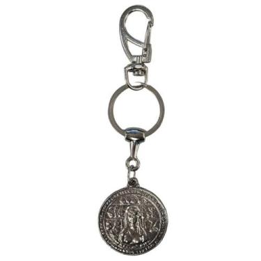 Imagem de Chaveiro Pomba Gira Metal Niquelado 3,5 Cm - Meta Atacado