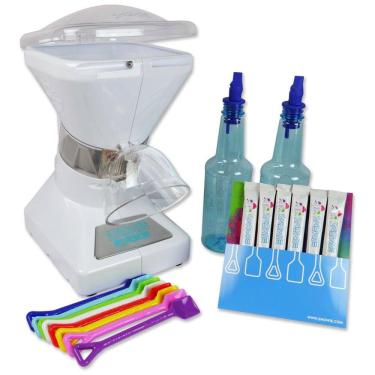 Imagem de Snowie Máquina de Raspadinha, com mistura de xaropes e 6 Palitos 1000W 110V