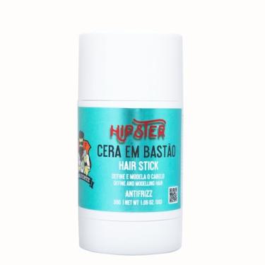 Imagem de Barba Forte Cera em Bastão Hipster, Modelador de Cabelo Antifrizz, Pasta Fixação Forte, 30g