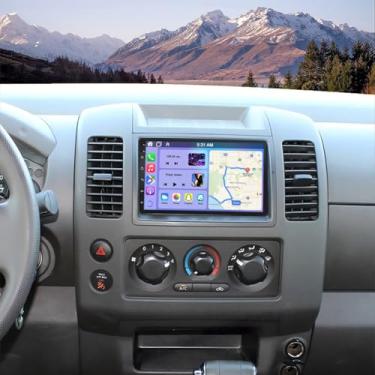 Imagem de Estéreo automotivo Android 14 para Nissan Sentra 2007-2012 com CarPlay sem fio e Android Auto, tela sensível ao toque IPS de 17,8 cm, rádio veicular Double Din, suporta Bluetooth, GPS, WiFi, SWC, FM