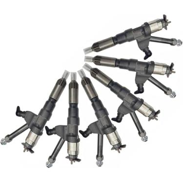 Imagem de 6 peças injetor de combustível 295050-1590 compatível com motor ISUZU 6WG1-TC caminhão bomba Isuzu