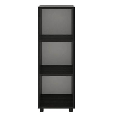 Imagem de Estante Livreiro Modular 3 Nichos Austin DRD Móveis Preto Perfect Touch