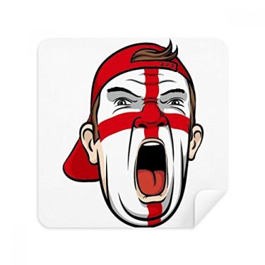 Imagem de Bandeira da Inglaterra máscara facial cabeça gritando óculos pano limpador de tela tecido camurça pacote com 2