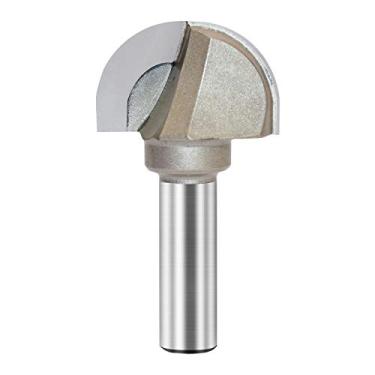 Imagem de Roteador de nariz redondo de flauta dupla com ponta de carboneto para broca de broca da Core Box Roteador Bit, YDD-1/2X1-5/8, 1/2 inch Shank, 1-5/8’’ Diameter (13/16’’ Radius)