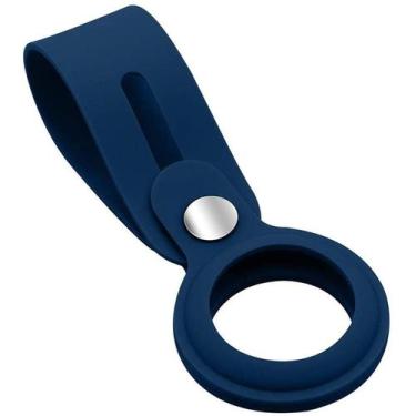 Imagem de Capa Case  Nsmart compatível com Airtag Air Tag Chaveiro, Azul petróle