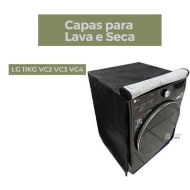 Imagem de Capa lava e seca lg 11kg vc2 vc3 vc4 impermeável flex - Capas Flex, PR