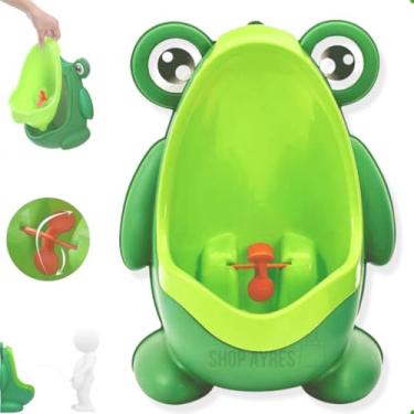 Imagem de Pinico Mictório Infantil Desfralde Menino Sanitário Parede Com Ventosa