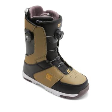 Imagem de DC Shoes Botas de snowboard masculinas Control BOA - Bota de snowboard estável microajustável com forro leve de múltiplas camadas e palmilha moldada - marrom/preto/branco, 10