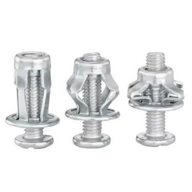 Imagem de Grampos rebites de expansao metal kit 10 unidades m6x25mm - GEOBER
