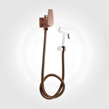 Imagem de Ducha Higiênica Com Derivação Dn15 Led Rose Fosco Perflex