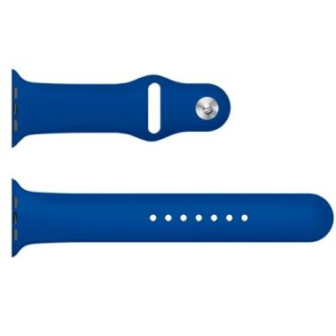 Imagem de Pulseira para Apple Watch Silicone 38/40mm Azul Goldentec