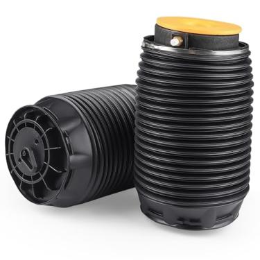 Imagem de JDMON Absorvedor de bolsa de suspensão a ar traseiro compatível com Hyundai Equus 2009-2016, Hyundai Centennial 2009-2013, Hyundai Genesis 2008, substitui 55350-3M501, 55360-3M501, 2 peças esquerda e