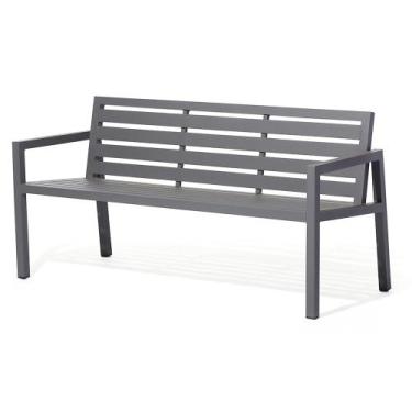 Imagem de Banco de jardim e área comum de condomínio material alumínio com pintu