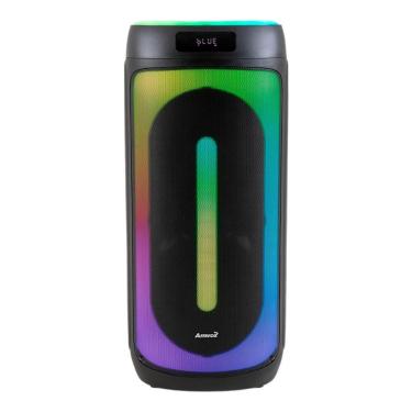 Imagem de Caixa Amplificada Amvox Festa II - 1600W RMS - TWS - Bivolt - Efeitos LED - Bateria 4h - ACA 1601