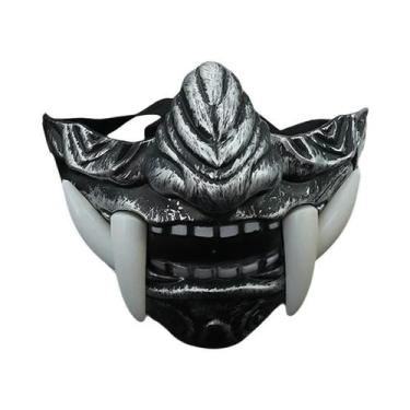 Imagem de Máscara De Demônio Samurai Oni Para Halloween, Fantasia De Terror, Ace