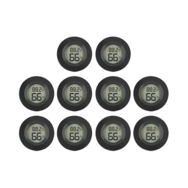 Imagem de Mini Higrômetro Digital Termômetro Medidor De Temperatura E Umidade Pr