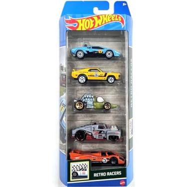 Imagem de Hot Wheels - Pack 5 Carros Colecionáveis Retro Racers - HTV50