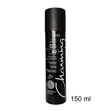 Imagem de Fixador spray charming hair extra forte (black) de 150ml