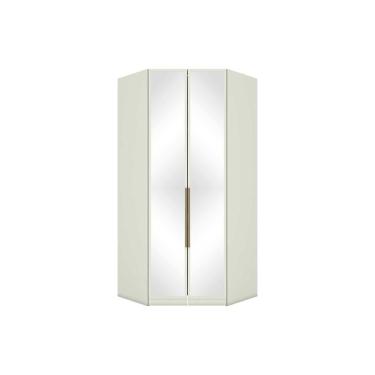 Imagem de Modulado De Quarto Closet De Canto Mc06 C- 2 Portas E 3 Gavetas C- Espelho Areia