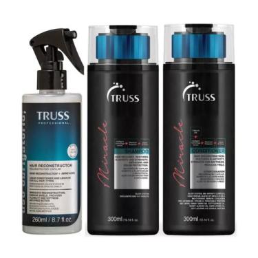 Imagem de Truss Miracle Shampoo + Condicionador + Uso  Reconstrutor, KIT
