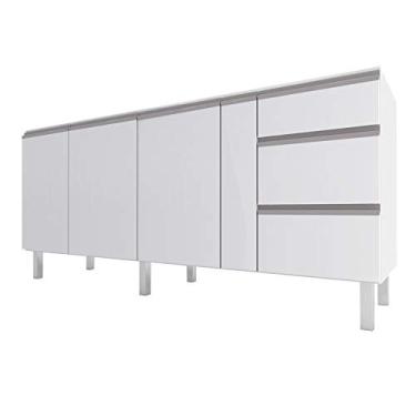 Imagem de Gabinete para Cozinha em Aço Gaia para Pia 200 Branco - Cozimax