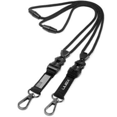 Imagem de Lanyards LIUGX Heavy Duty Breakaway com pacote de 2 unidades de libera