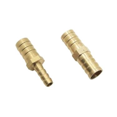 Imagem de 1 peça de encaixe de tubo de mangueira reta de latão igual a farpa 4 mm - 25 mm adaptador de conector de acoplador farpado de cobre a gás (farpa de 19 mm-19 mm)