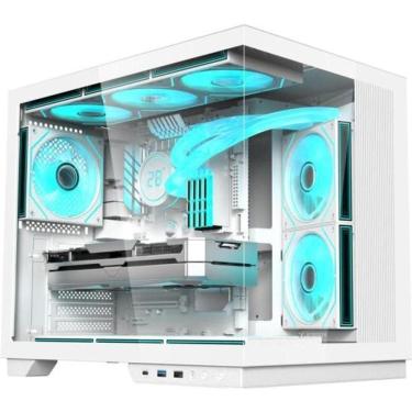 Imagem de Gabinete Gamer Fortrek Clarity Max Branco