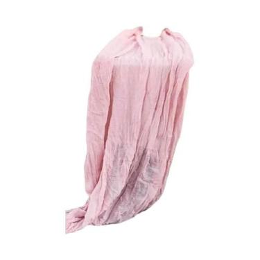 Imagem de Caminho De Mesa Em Cheesecloth Verde, Vermelho E Borgonha, Estilo Boho