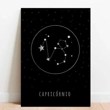 Imagem de Placa Decorativa Signos Capricórnio - TACOLADO PAPEL DE PAREDE, 30x40c