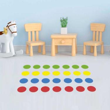 Imagem de Adesivo Destacável para Chão Infantil Twister - TaColado, 0,58 x 2,00m