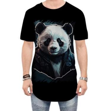 Imagem de Camiseta Longline Panda Com Roupa Estilosa 9 - Kasubeck Store®, M