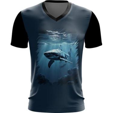 Imagem de Camiseta Gola V Tubarão Shark Rei dos Mares 5 - Kasubeck Store, Baby L