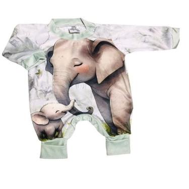 Imagem de Macacão De Bebe Plush Com Estampa Digital Animada Vira Pe - Alyhat, El