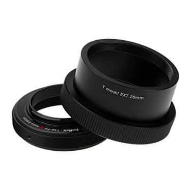 Imagem de Adaptador de lente Fotodiox Astro Edition - Compatível com telescópios de campo amplo de montagem em T de 48 mm (x0,75) para câmeras sem espelho Fuji X-Series para astrofotografia de espaço profundo