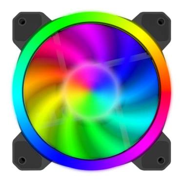 Imagem de Redragon KIT COM 5 FANS 120X25MM T-TGF515 RGB PRETO