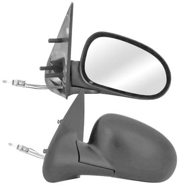 Imagem de Par Retrovisor VW Gol 95 a 99 2 Portas Preto Com Controle CarolCar